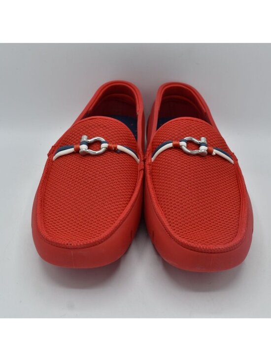 SWIMS Mens Size 11.5 Riva Red Slip On Water-Resistant Loafers Shoes main image 7